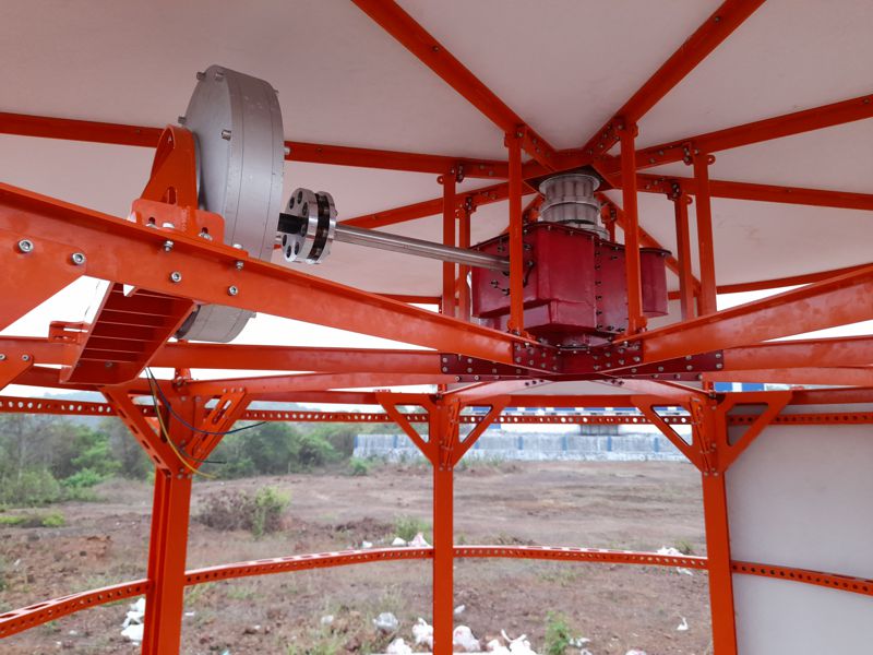 WIND TURBINE, WIND GENERATOR, VERTICAL SHAFT, GREEK SPIRIT, HERCULES, THALES