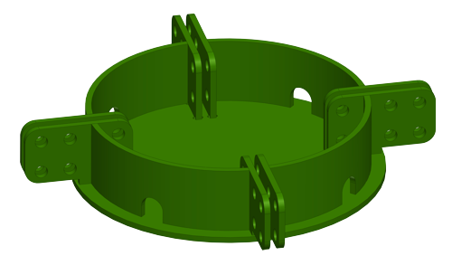 Wind turbine Iasos, parts