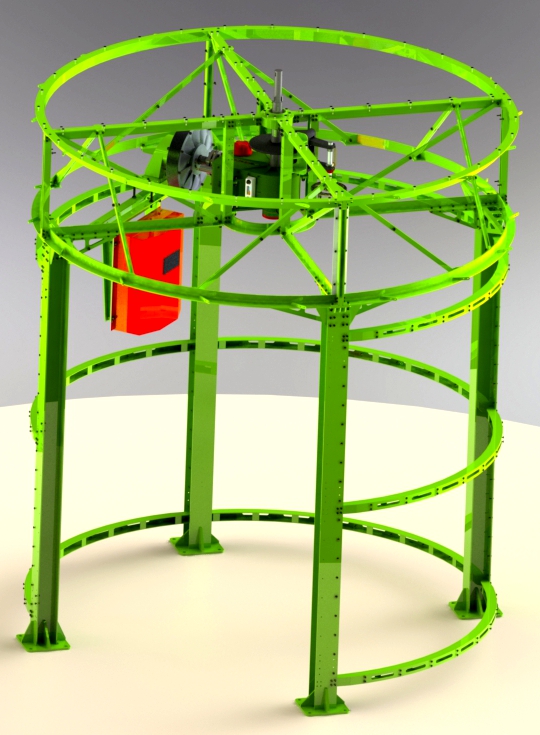 Assembly and istallation the wind turbine