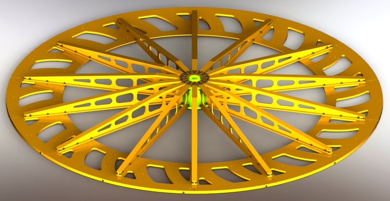 Assembly and istallation the wind turbine