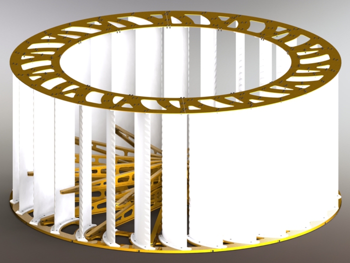Assembly and istallation the wind turbine