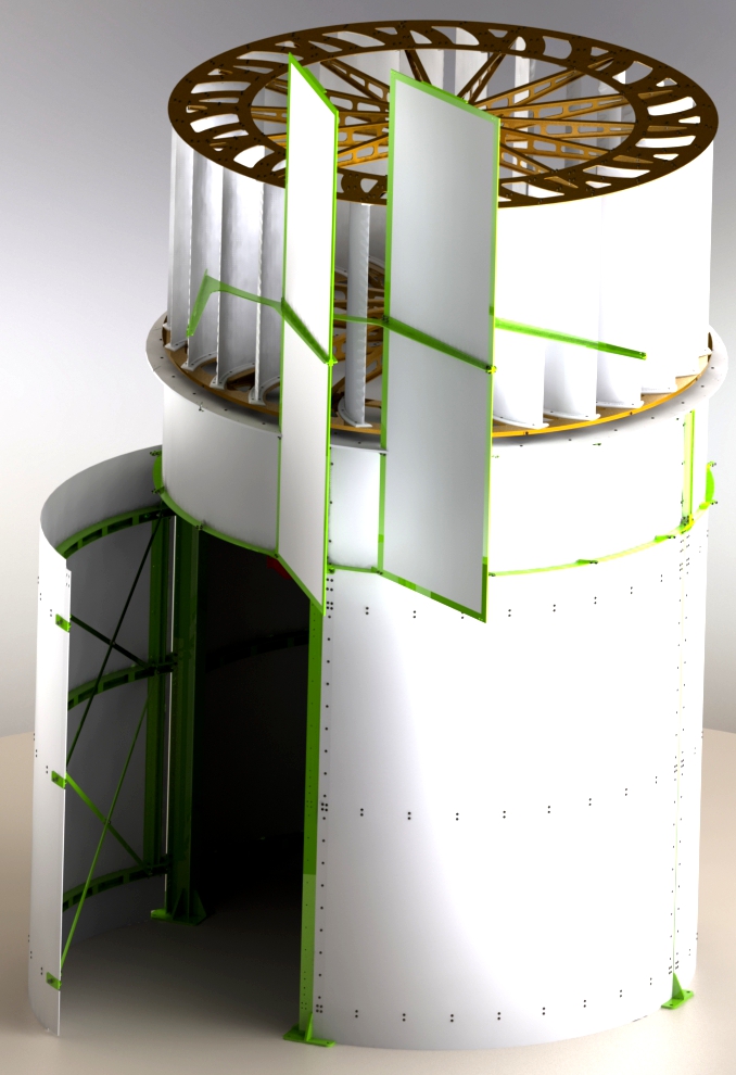 Assembly and istallation the wind turbine