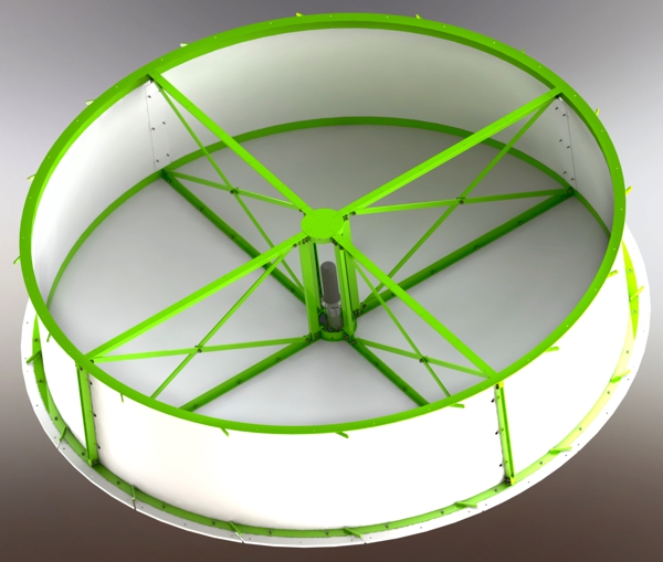 Assembly and istallation the wind turbine
