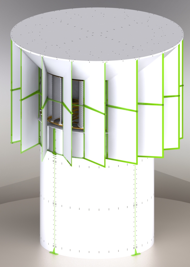 Assembly and istallation the wind turbine