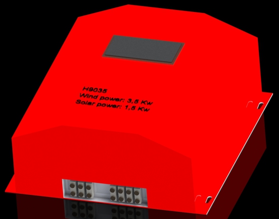 Wind turbine Iasos, parts, MPPT controller