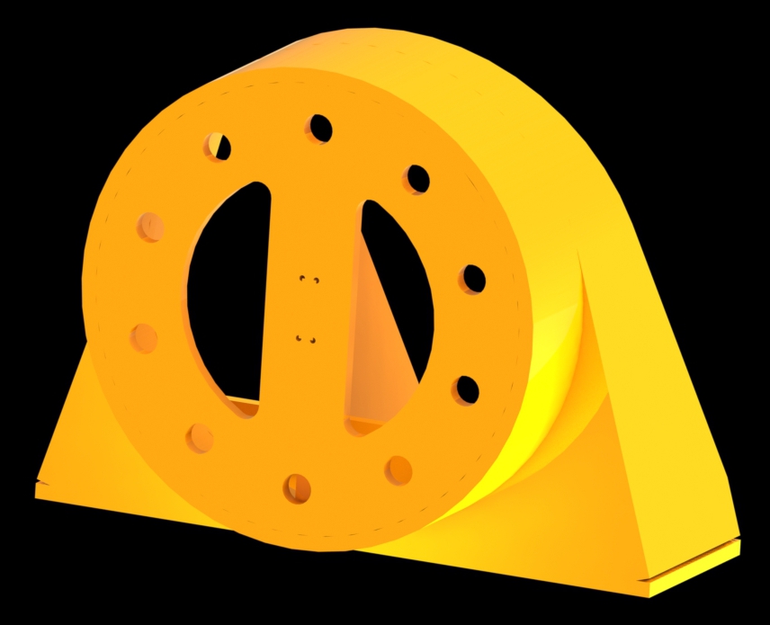 Wind turbine Iasos, parts