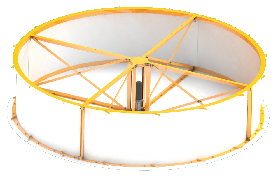 Assembly and istallation the wind turbine