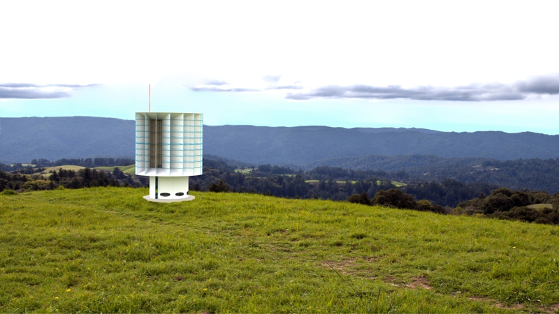 Wind turbine, wind generator, wind mill, Wind power, Green energy, Wind turbine with some wind, Vertical axis wind turbines