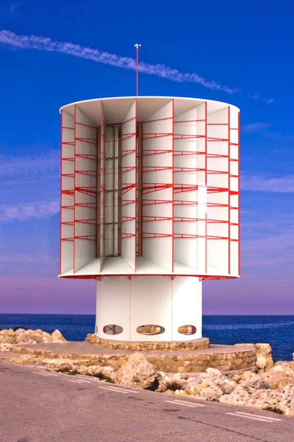 Wind turbine, wind generator, wind mill, Wind power, Green energy, Wind turbine with some wind, Vertical axis wind turbines