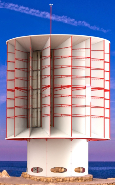 Wind turbine with low wind speed, Vertical axis wind turbines