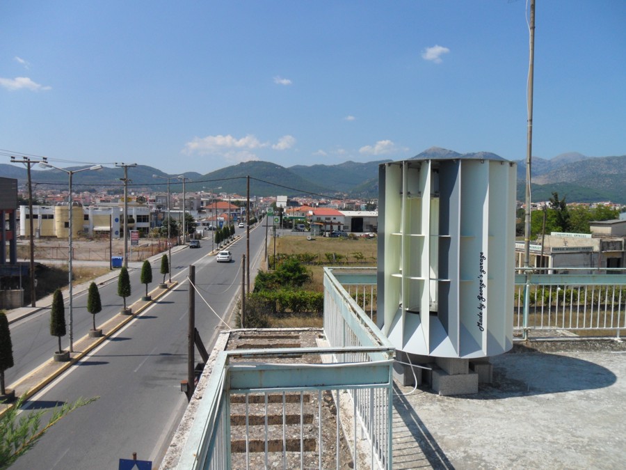 WIND GENERATOR TRIPOLIS GREECE, IASOS WIND GENERATORS ESTABLISHED AROUND THE WORLD,  ALREADY INSTALLED AND OPERATING WIND GENERATOR VERTICAL AXIS