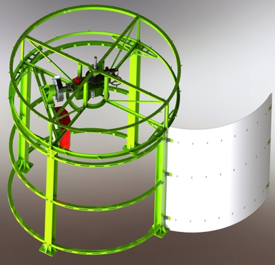 Wind turbine, wind generator, wind mill, Wind power, Green energy, Wind turbine with some wind, Vertical axis wind turbines