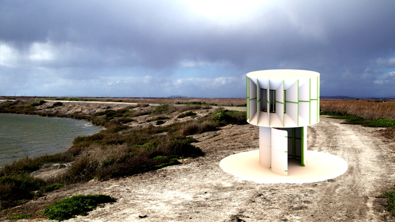 Wind turbine, wind generator, wind mill, Wind power, Green energy, Wind turbine with some wind, Vertical axis wind turbines