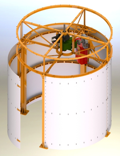 Wind turbine, wind generator, wind mill, Wind power, Green energy, Wind turbine with some wind, Vertical axis wind turbines