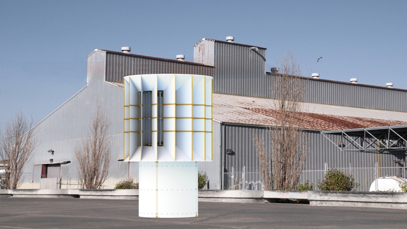 Wind turbine, wind generator, wind mill, Wind power, Green energy, Wind turbine with some wind, Vertical axis wind turbines