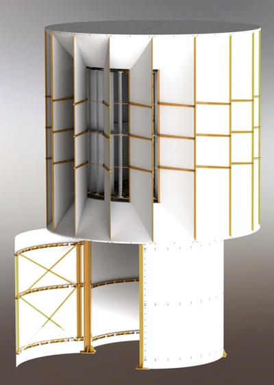 Wind turbine, wind generator, wind mill, Wind power, Green energy, Wind turbine with some wind, Vertical axis wind turbines