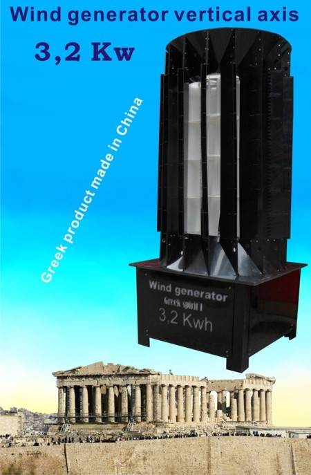 IASOS S.A. WIND GENERATOR GREEK SPIRIT, HERCULES, THALES
